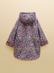 Joules Girls' Coverall Navy Ditsy Waterproof Changing Robe - Image 2 of 5