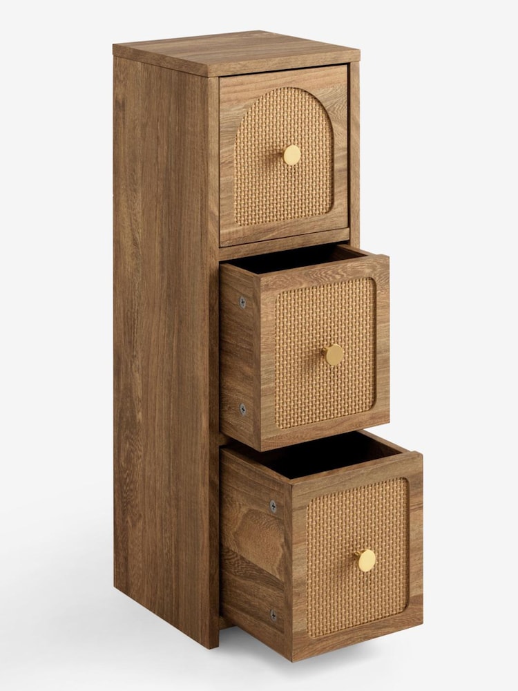 Brown Arches Woven Storage Drawers - Image 2 of 2