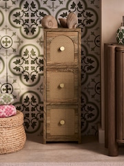 Brown Arches Woven Storage Drawers - Image 3 of 6