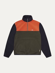 Sealskinz Green Buxton Mens Polar Fleece Half Zip - Image 5 of 6