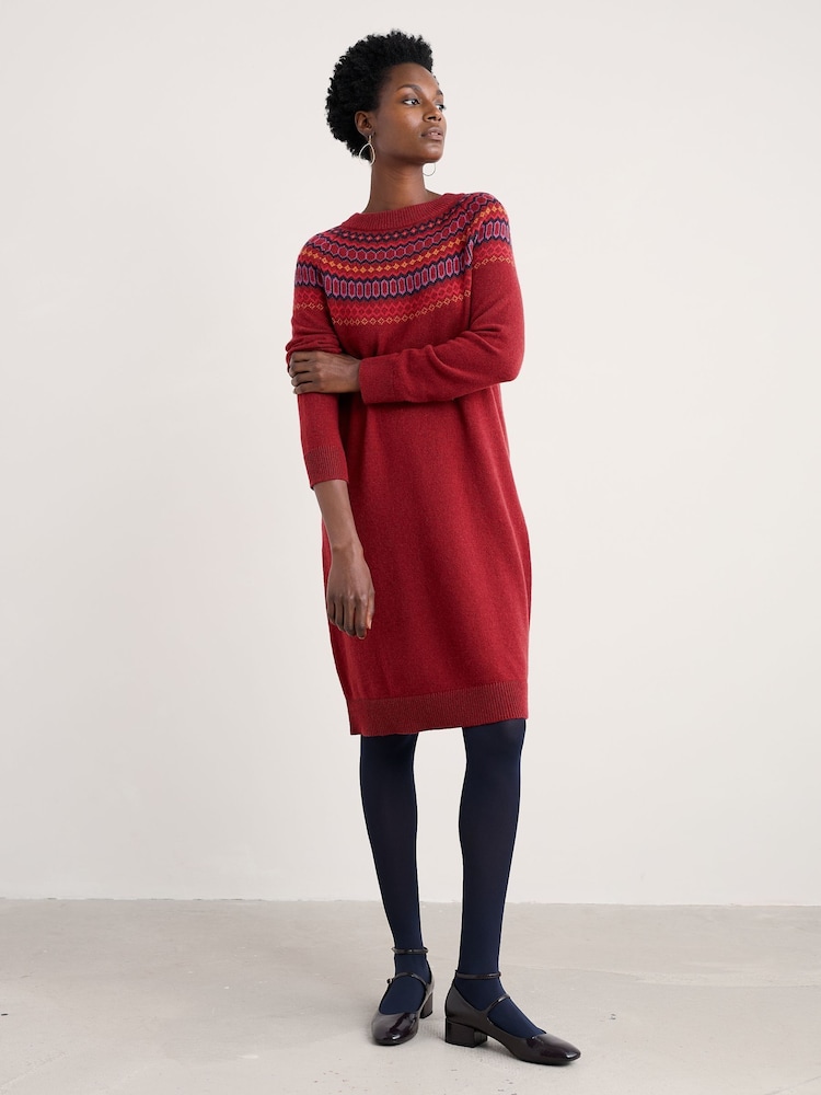Seasalt Cornwall Red Bird Ring Dress - Image 2 of 5 Seasalt Cornwall Red Bird Ring Dress - Image 2 of 5
