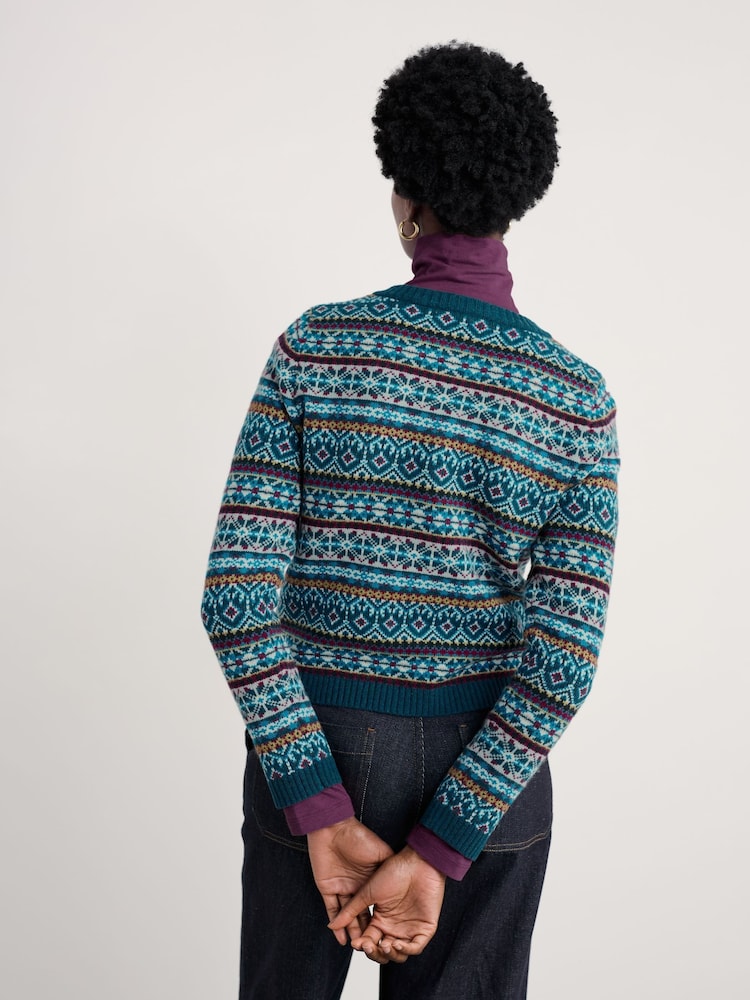 Seasalt Cornwall Green Percella Cove Cardigan - Image 2 of 5 Seasalt Cornwall Green Percella Cove Cardigan - Image 2 of 5