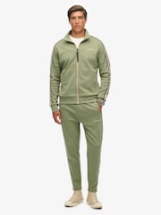 Superdry Green Tech Cult Loose Track Top - Image 3 of 7