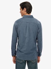 Superdry Blue Classic Needle Cord Shirt - Image 2 of 7