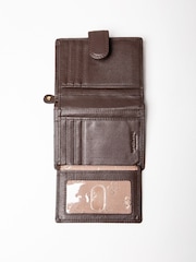 Braun - Lakeland Leather Kleine Geldbörse mit Lasche - Bild 3 von 5