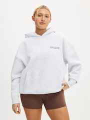Cotton On Grey Plush Premium Graphic Hoodie - Image 1 of 4
