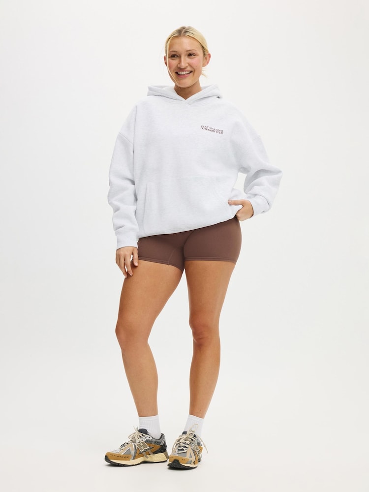 Cotton On Grey Plush Premium Graphic Hoodie - Image 2 of 4 Cotton On Grey Plush Premium Graphic Hoodie - Image 2 of 4