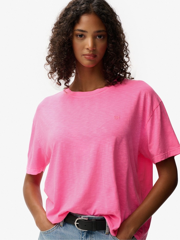 Superdry Pink Studios Crew T-Shirt - Image 2 of 7