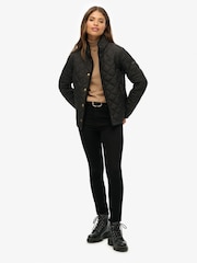 Superdry Black Estate Country Liner Jacket - Image 4 of 8