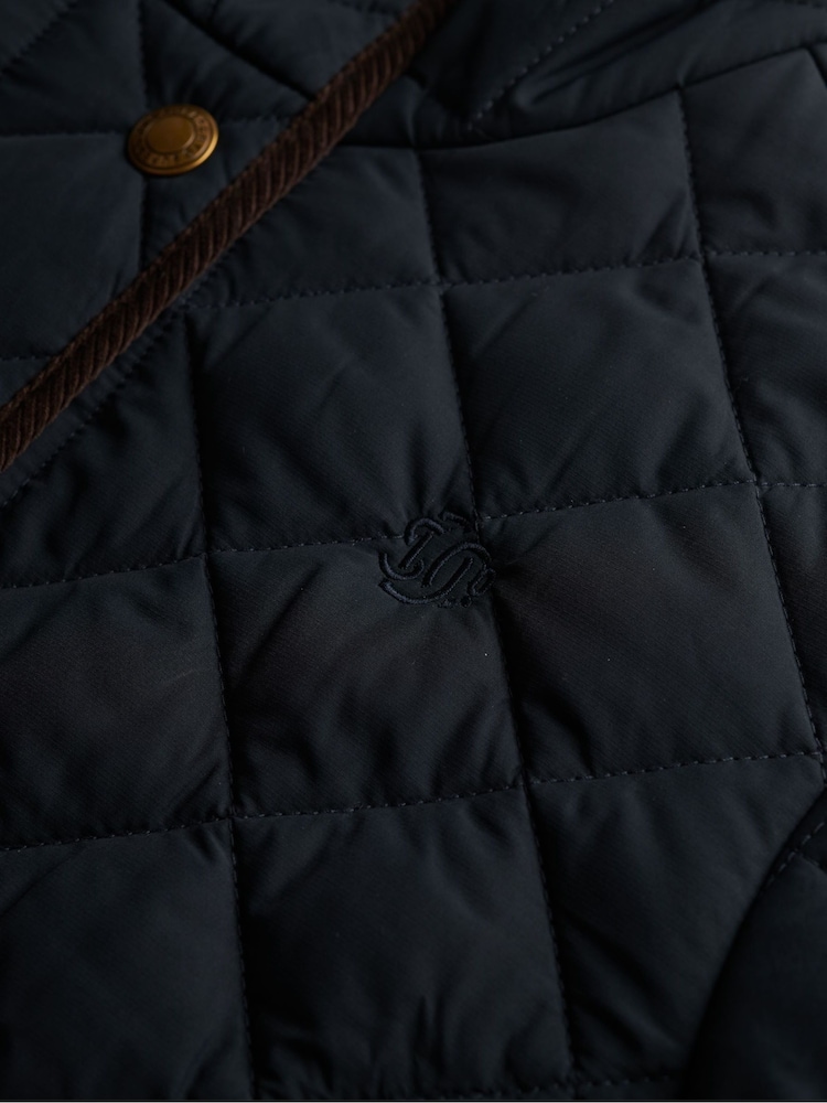 Superdry Blue Estate Country Liner Jacket - Image 7 of 7 Superdry Blue Estate Country Liner Jacket - Image 7 of 7