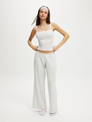 Grau - Cotton On Baby Waffle Lock Square Neck Cami Pyjamas Top - Bild 3 von 4