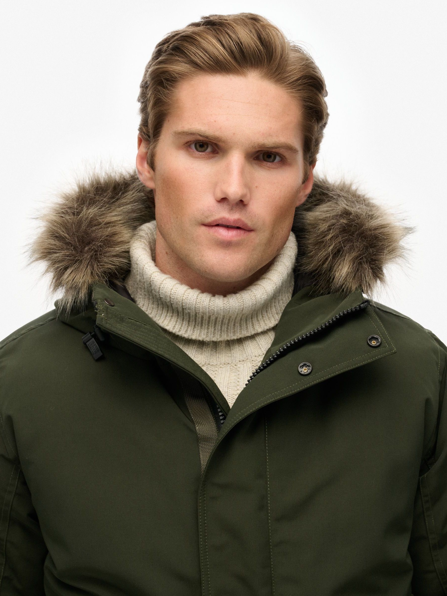 Buy Superdry Green Everest Faux Fur Bomber Jacket from Next USA