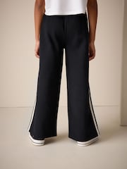 Black Side Stripe Wide Leg Jogger (3-16yrs) - Image 5 of 9