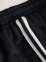 Black Side Stripe Wide Leg Jogger (3-16yrs) - Image 9 of 9