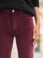 Sosandar Red Velvet Kick Flare Jeans - Image 4 of 5