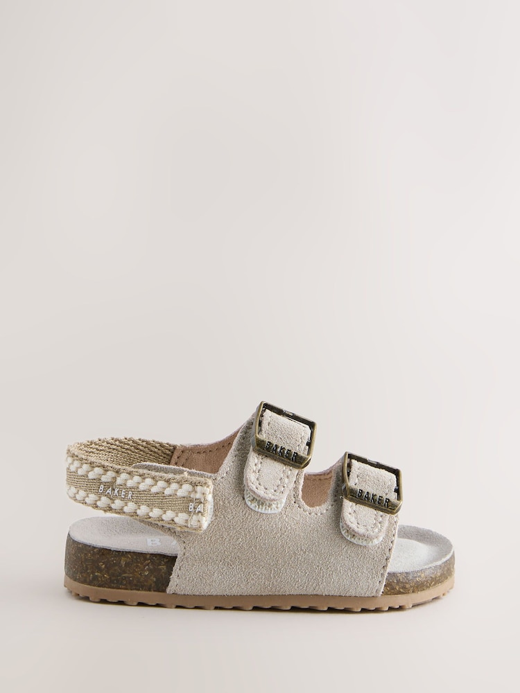 Baker by Ted Baker Baby Footbed Padders Sandals - Image 2 of 5 Baker by Ted Baker Baby Footbed Padders Sandals - Image 2 of 5