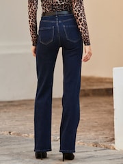 Sosandar Blue Slim Wide Leg Jeans - Image 2 of 4