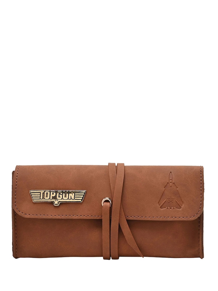 Widdop Brown Top Gun Sunglasses Case - Image 1 of 4