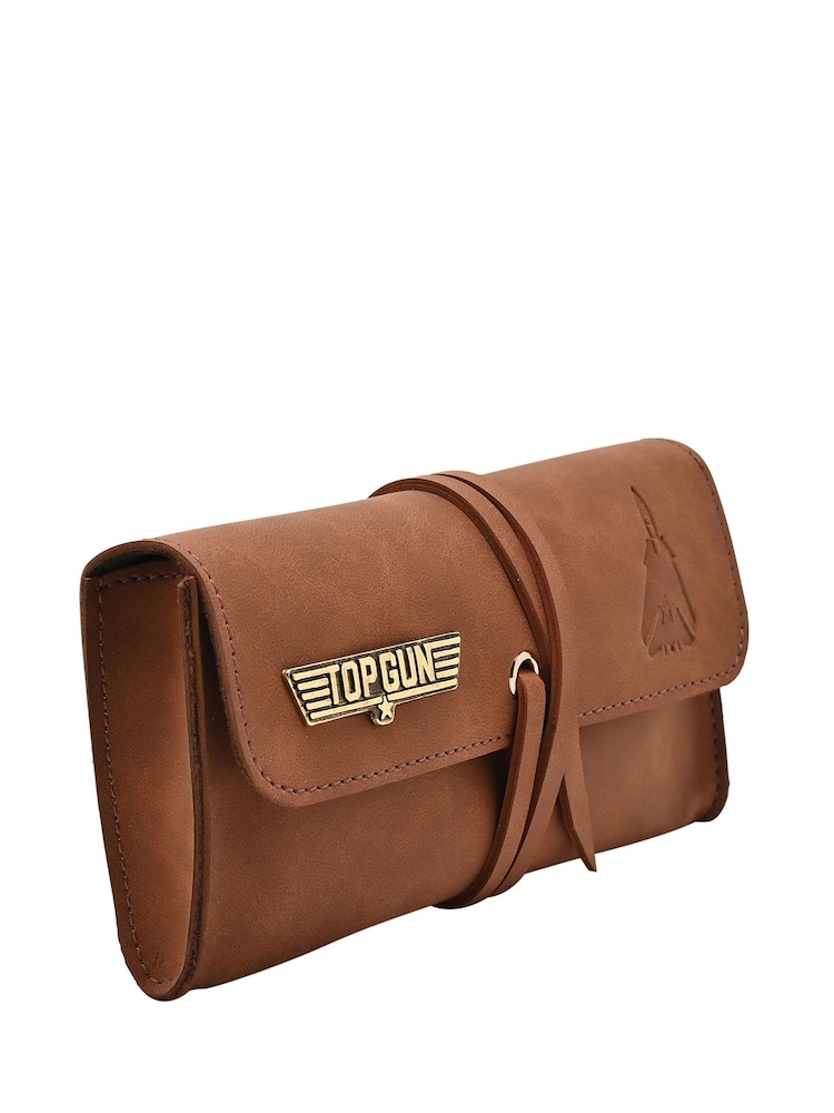 Widdop Brown Top Gun Sunglasses Case - Image 2 of 4 Widdop Brown Top Gun Sunglasses Case - Image 2 of 4