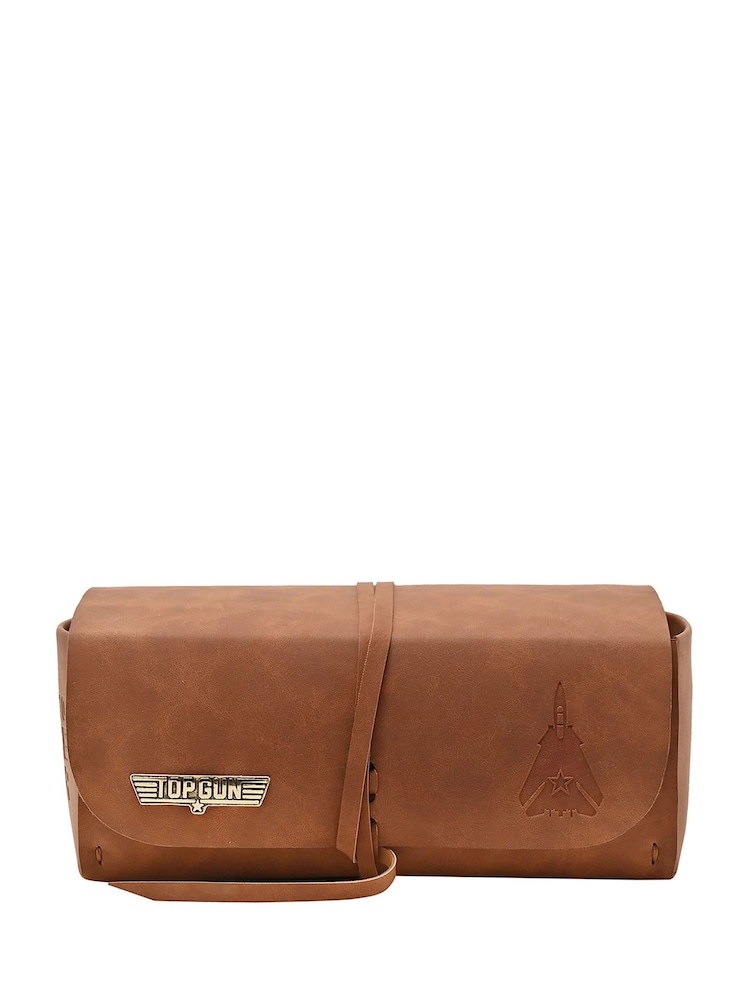 Widdop Brown Top Gun Wash Bag - Image 1 of 3 Widdop Brown Top Gun Wash Bag - Image 1 of 3