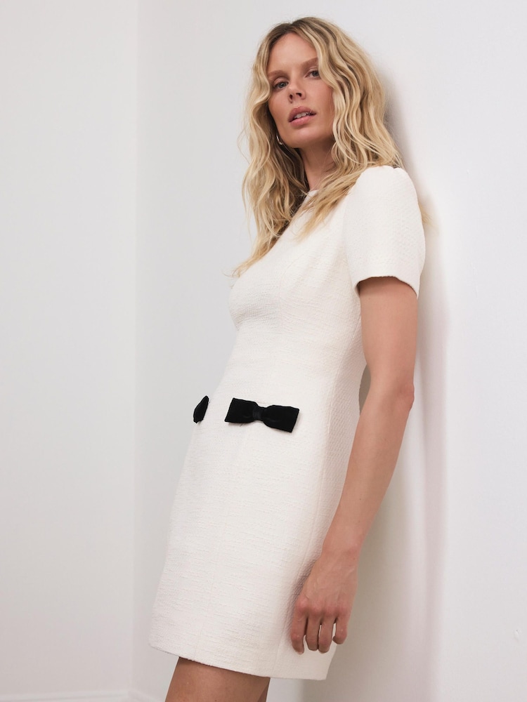 cream boucle mini dress Buy Mint Velvet Cream Boucle Mini Dress from Next USA