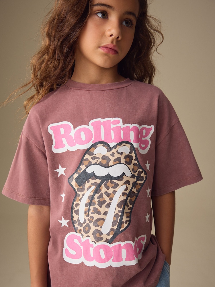 Brown Animal The Rolling Stones Band T-Shirt (3-16yrs) - Image 1 of 3 Brown Animal The Rolling Stones Band T-Shirt (3-16yrs) - Image 1 of 3