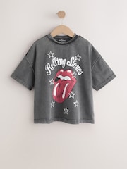 Charcoal The Rolling Stones Band T-Shirt (3-16yrs) - Image 5 of 10