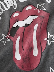 Charcoal The Rolling Stones Band T-Shirt (3-16yrs) - Image 8 of 10