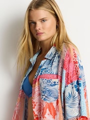 Sea Level Blue Coco Island Aloha Shirt - Image 6 of 6