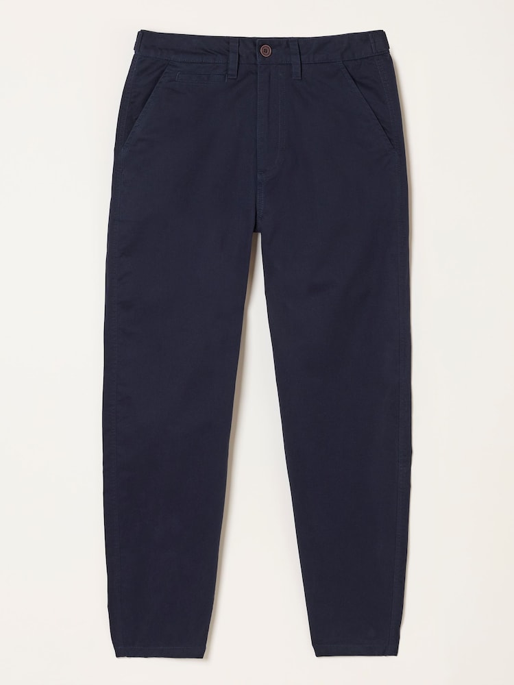 FatFace Blazey Navy Tapered Chino Trousers - Image 1 of 1 FatFace Blazey Navy Tapered Chino Trousers - Image 1 of 1