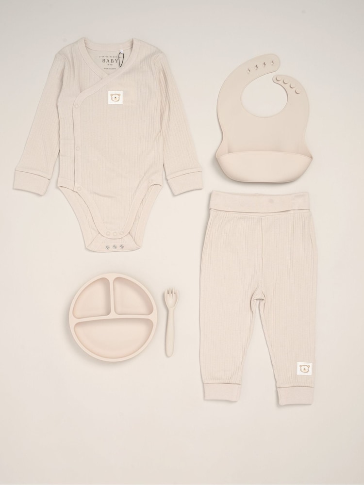 Rock-A-Bye Baby Boutique Toddler Outfit and Feeding Gift Set 5-Piece - Image 1 of 6