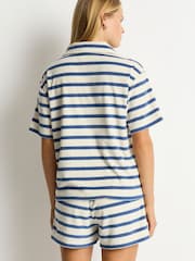Sea Level Ahoy Striped Beach Polo Shirt - Imagen 6 de 6