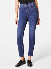 Spanx Blue SPANXsculpt™ ReDefine Slim Straight Jeans - Image 5 of 6