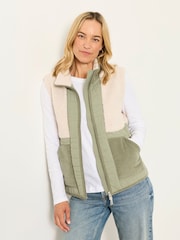 FatFace Bexley Green Padded Gilet - Image 1 of 6