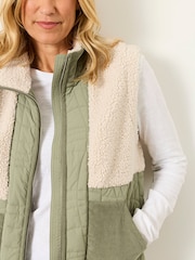 FatFace Bexley Green Padded Gilet - Image 3 of 6
