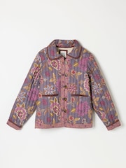 FatFace Bryony Pink Quilt Jacket - Image 7 of 7