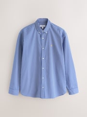 Blue/White Stripe Poplin Long Sleeve Shirt - Image 6 of 9