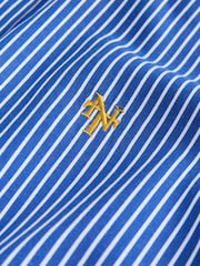 Blue/White Stripe Poplin Long Sleeve Shirt - Image 9 of 9