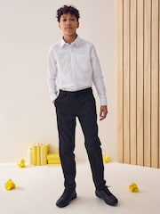 שחור - מכנסיים בגזרה רגילה לבית הספר (גיל 3 עד 17) - תמונה 1 מתוך 8