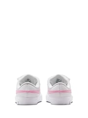 Nike White/Pink Infant Tennis Essential Trainers - Image 4 of 7