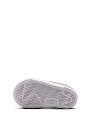 Nike White/Pink Infant Tennis Essential Trainers - Image 5 of 7