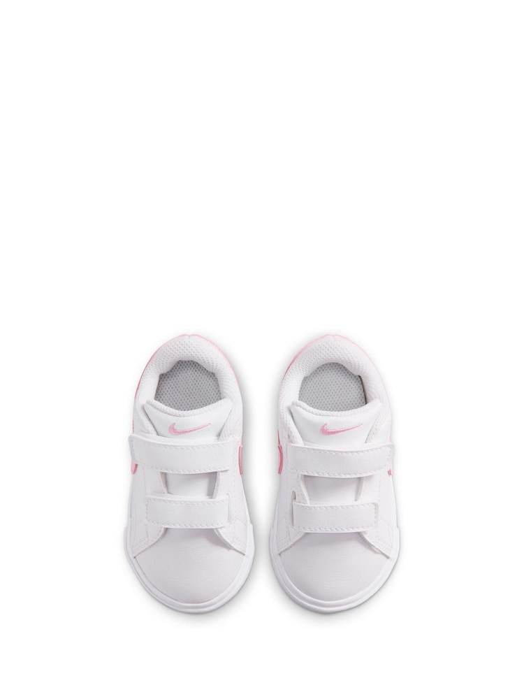 Nike White/Pink Infant Tennis Essential Trainers - Image 7 of 7 Nike White/Pink Infant Tennis Essential Trainers - Image 7 of 7