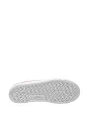 Nike White/Pink Youth Tennis Essential Trainers - Image 3 of 4