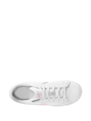 Nike White/Pink Youth Tennis Essential Trainers - Image 4 of 4