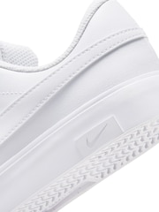 Nike White Youth Tennis Essential Trainers - Image 9 of 9