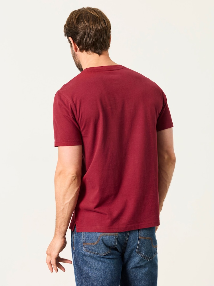 FatFace Red Lulworth T-Shirt - Image 2 of 6