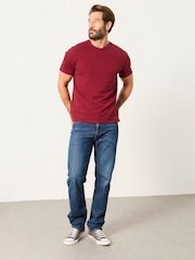FatFace Red Lulworth T-Shirt - Image 4 of 6