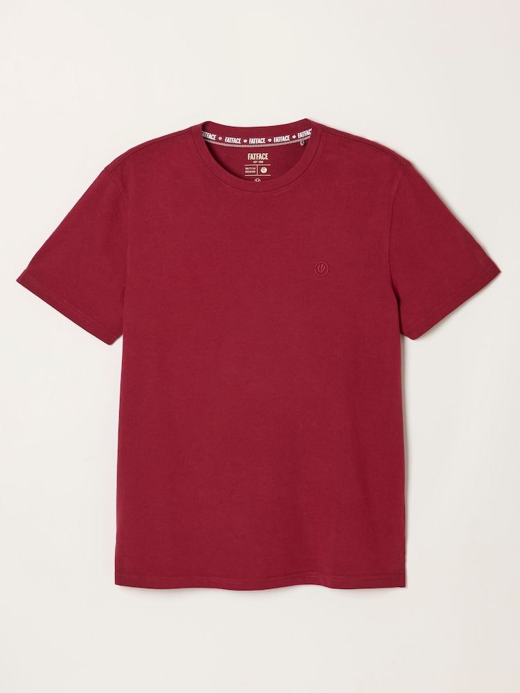 FatFace Red Lulworth T-Shirt - Image 6 of 6