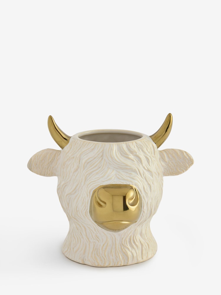 Керамическая ваза с Head Hamish The Highland Cow - Изображение 3 3