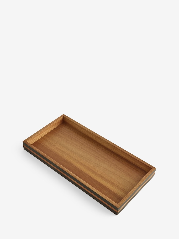 Brown Bronx Wooden Sofa Tray Sofa Tray - Image 3 of 3 Brown Bronx Wooden Sofa Tray Sofa Tray - Image 3 of 3